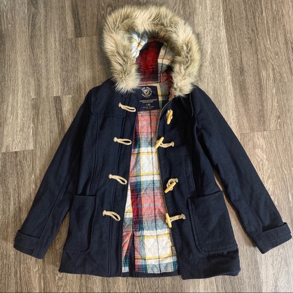 American Eagle Wool Peacoat - Picture 4 of 5